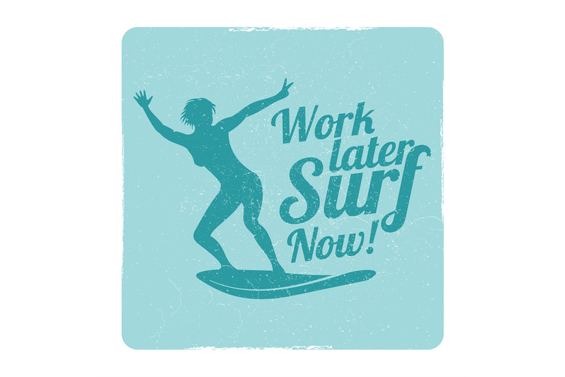 grunge-summer-surfing-sports-vector-logo-with-girl-surfer