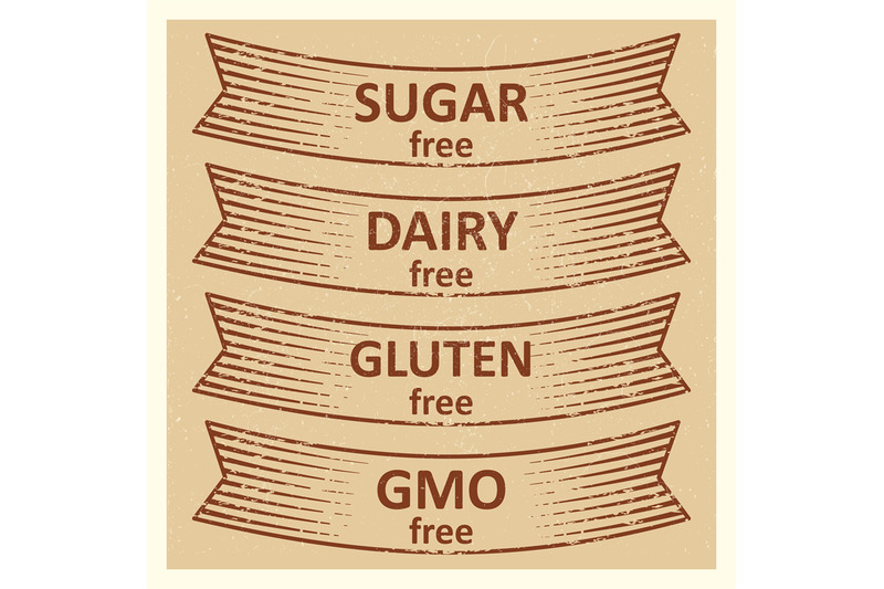 vintage-style-gluten-free-sugar-free-dairy-free-banners-design