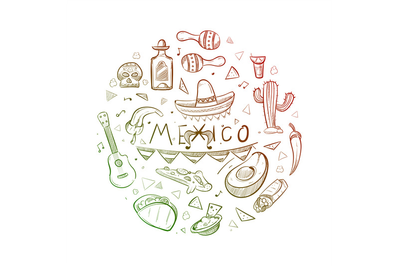 hand-drawn-mexican-symbols-sketch-mexico-logo