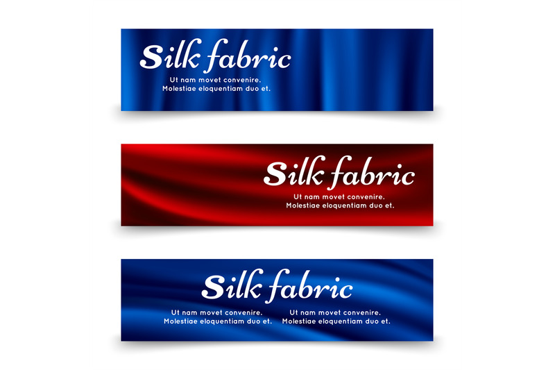 blue-and-red-silk-fabric-banners-template