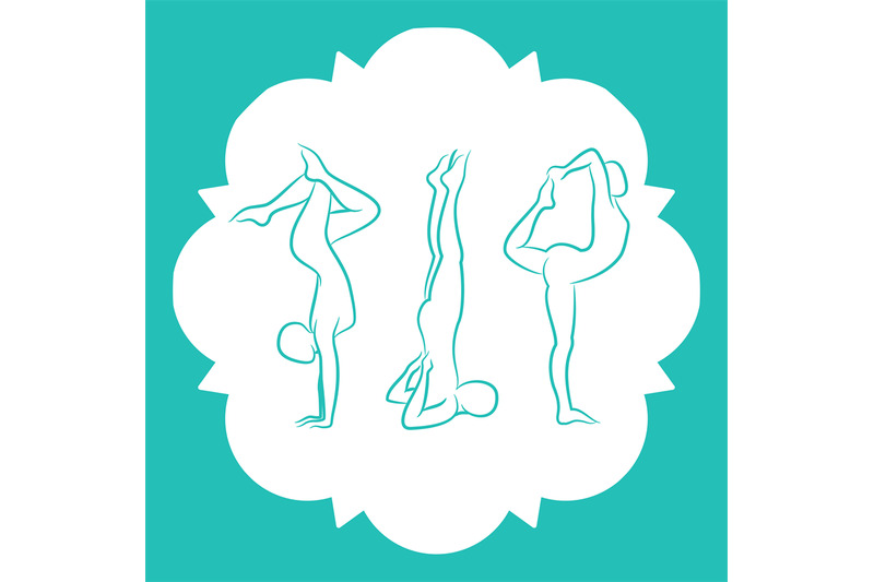 pilates-fitnes-yoga-line-silhouettes-set