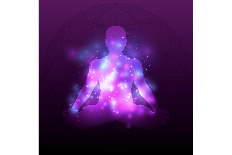 violet-meditation-silhouette-mandala-with-shiny-effect