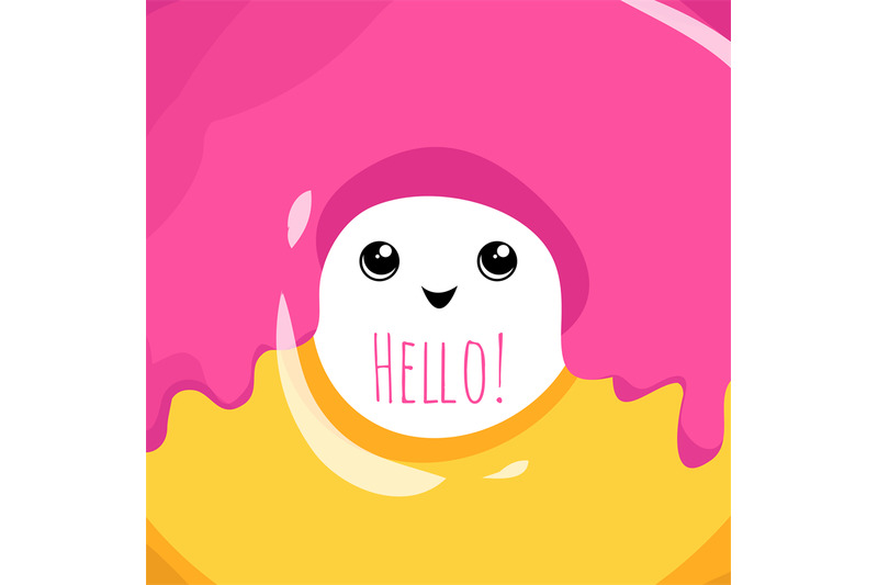cute-hello-card-with-donut