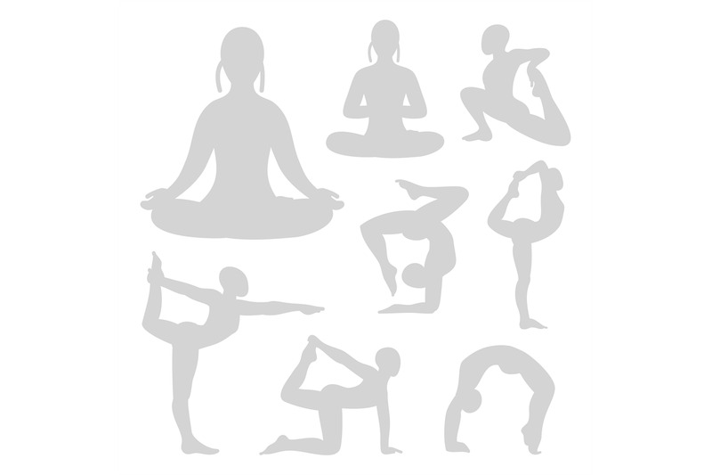 grey-pilates-yoga-fitness-silhouettes-set