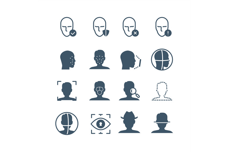 face-recognition-safety-software-line-icons-faces-and-iris-biometrics