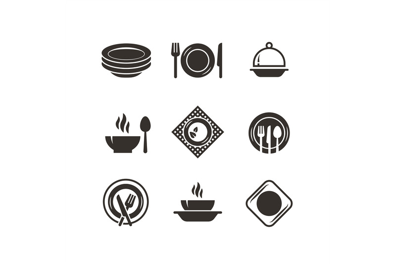 kitchen-plates-and-cutlery-black-silhouette-icons-chef-and-cooking-em