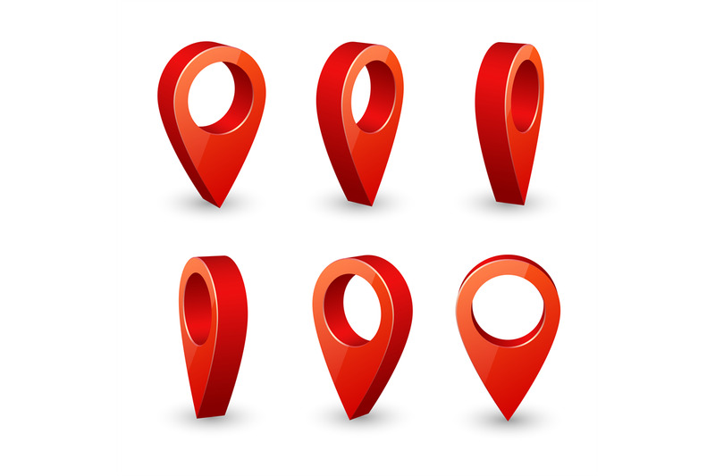 map-pointer-3d-pin-location-symbols-vector-set-isolated-on-white-back