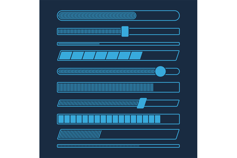 futuristic-download-progress-loading-bar-vector-set-isolated