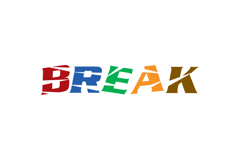 break-letter-logo