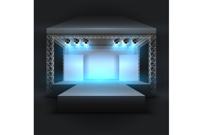 empty-music-show-stage-with-spotlights-beams-concert-performance-podi