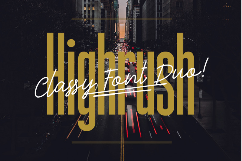 highrush-font-duo