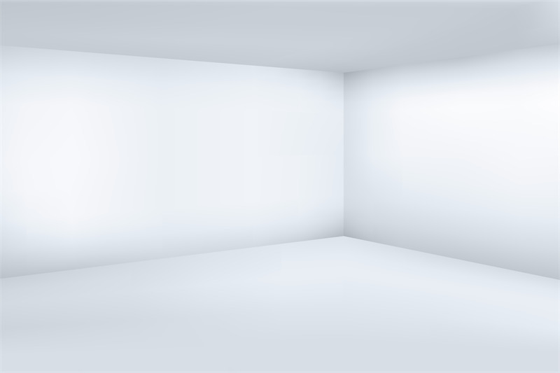 empty-white-3d-modern-room-with-space-clean-corner-vector-illustration