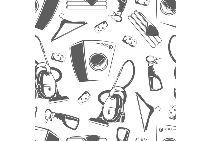 housework-laundry-seamless-pattern-design