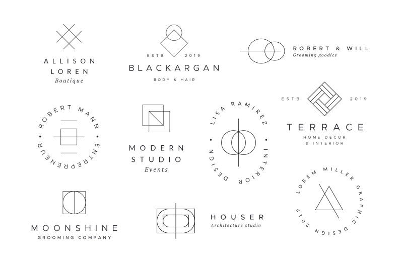 minimal-geometric-logos-volume-2