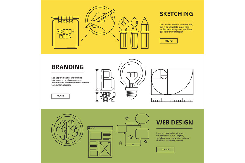 creative-banners-computer-art-processes-web-design-advertising-printi