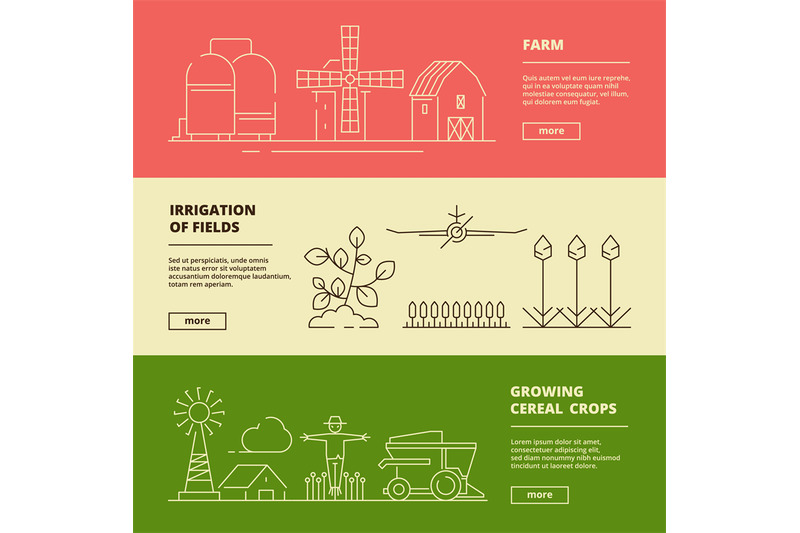 farm-symbols-banners-field-wheat-nature-village-and-agricultural-tech