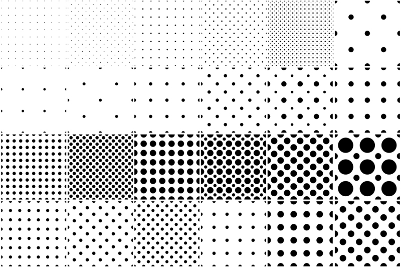 set-of-dotted-seamless-patterns