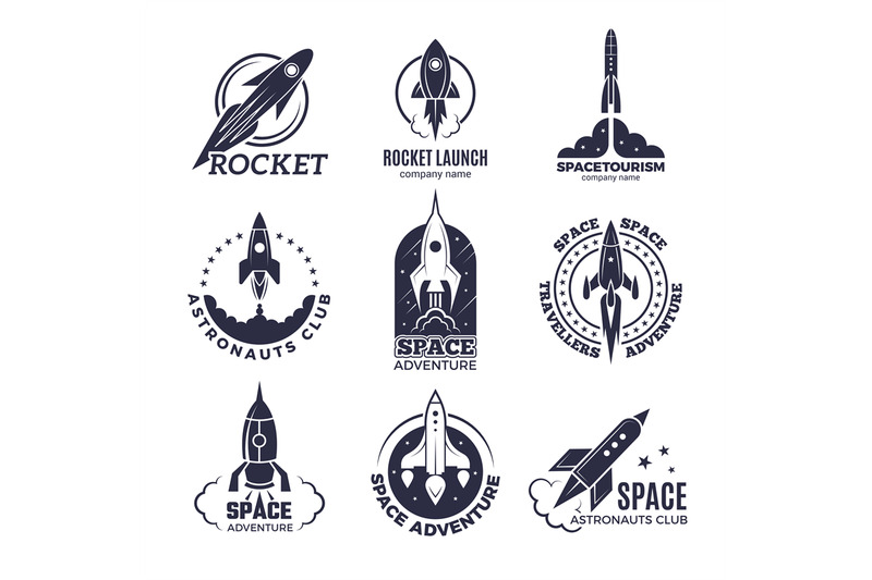 space-logotypes-rockets-and-flight-shuttle-moon-discovery-business-re