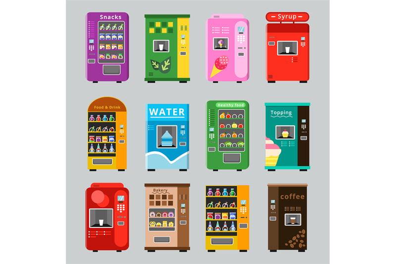 vending-machines-collcetion-merchandise-concept-with-automatic-sellin