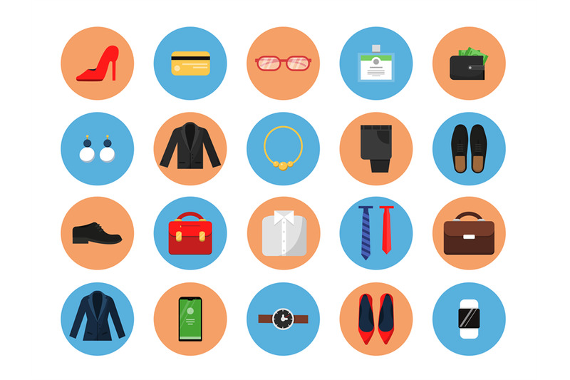 business-wardrobe-icons-office-style-clothes-for-male-and-female-work