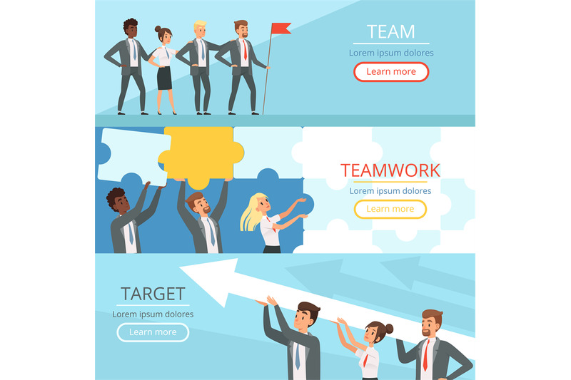 business-team-banners-managers-partners-collaboration-at-work-to-the