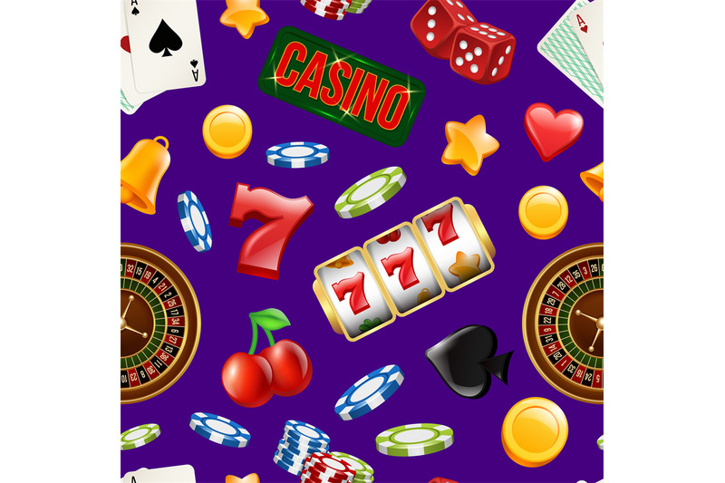 vector-realistic-casino-gamble-pattern-or-background-illustration