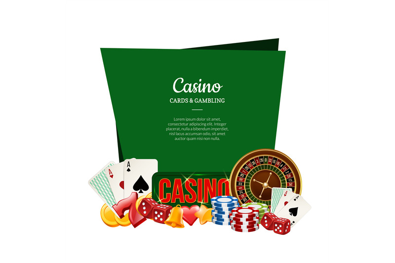 vector-realistic-casino-gamble-with-place-for-text-illustration