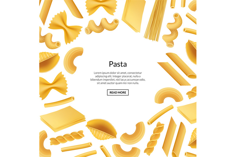 vector-realistic-pasta-types-background-banner-illustration