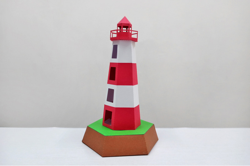 diy-lighthouse-model-3d-papercraft