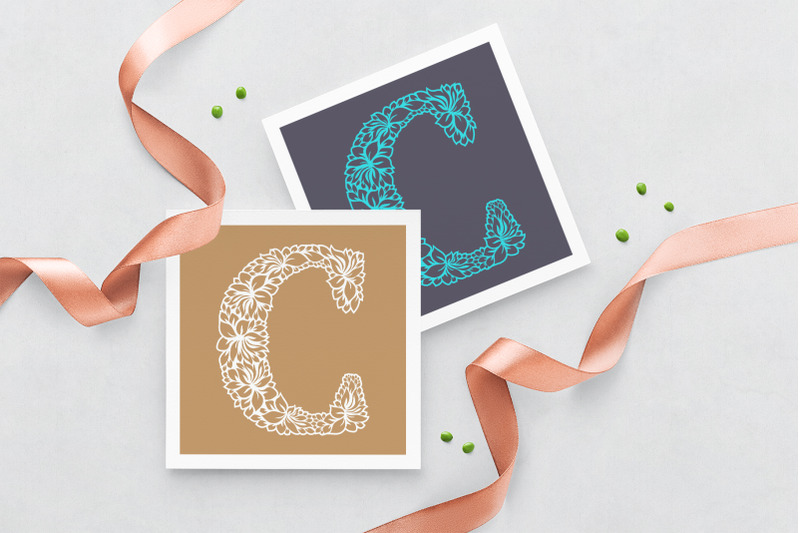 wedding-letter-c-cutted-paper-logo-template