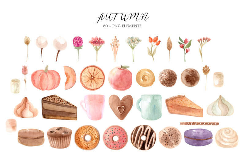 watercolor-autumn-clipart-collection-cozy-patterns-and-illustrations