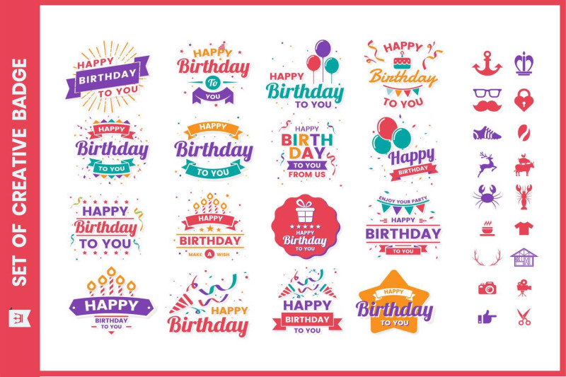 happy-birthday-badge-amp-objects-vector-set