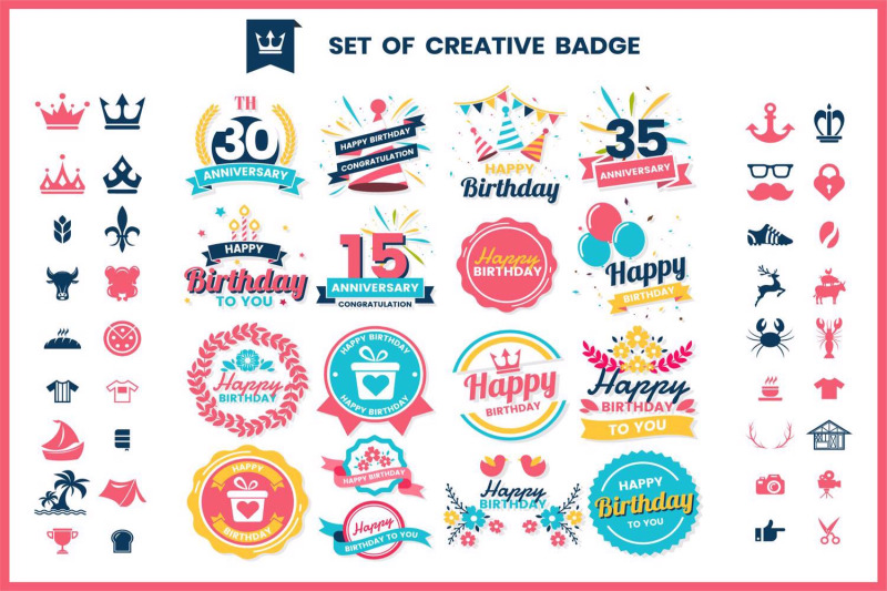 happy-birthday-badge-amp-objects-vector-set