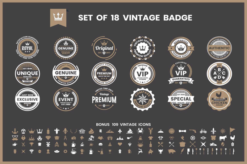 vintage-badge-amp-objects-vector-set