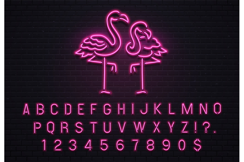 flamingo-neon-sign-pink-80s-font-tropical-flamingos-electric-glow-ba