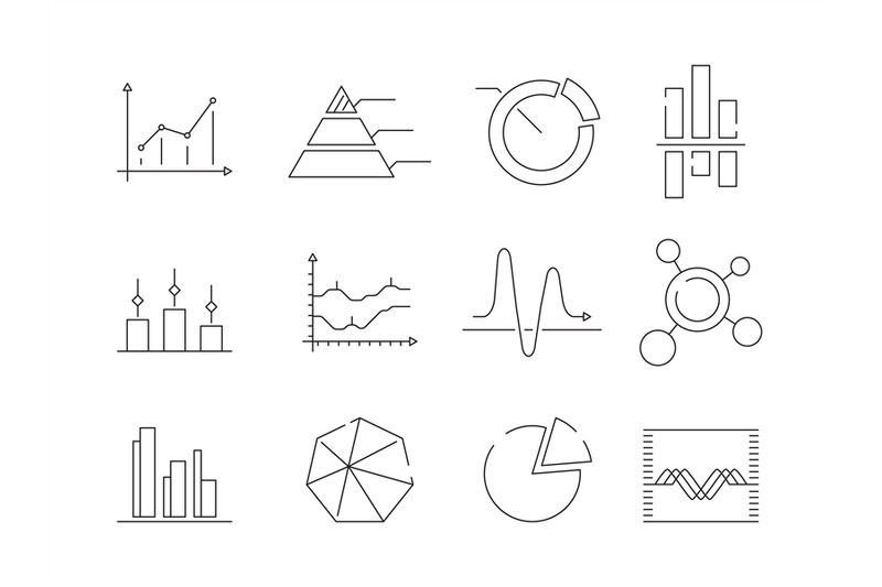 graphs-charts-icons-business-statistics-graphic-outline-vector-symbol