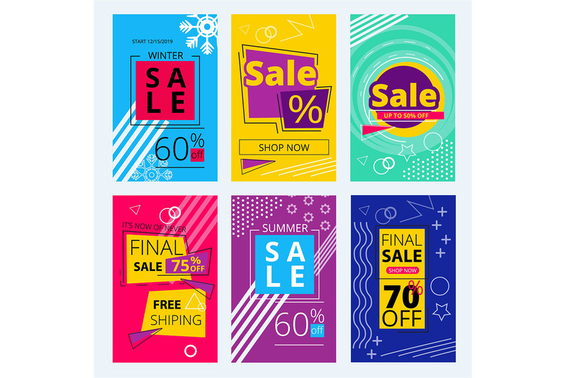 trendy-offers-cards-colorful-sale-banners-geometry-shapes-retro-fashi