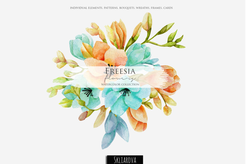 freesia-watercolor-collection