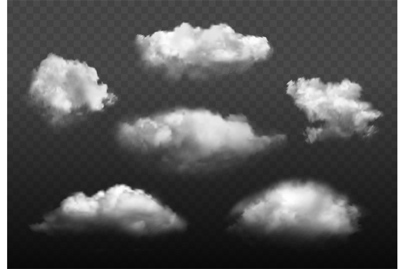 clouds-realistic-blue-cloudy-sky-weather-elements-vector-picture-set