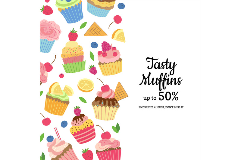 vector-cute-cartoon-muffins-or-cupcakes-background-with-place-for-text