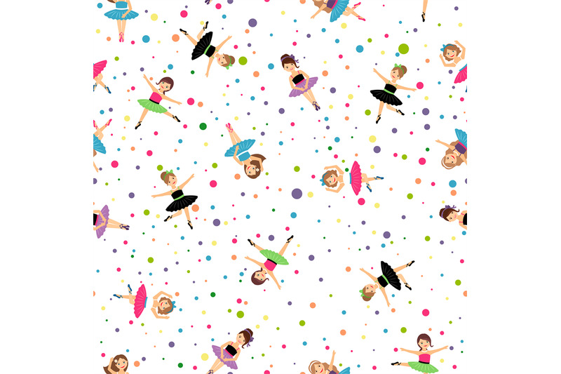 girls-pattern-with-ballerina-and-confetti