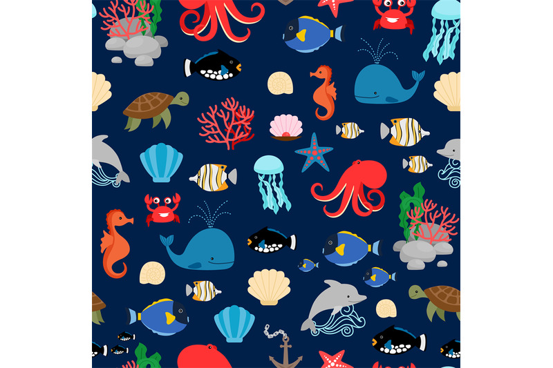 sea-pattern-with-fishes