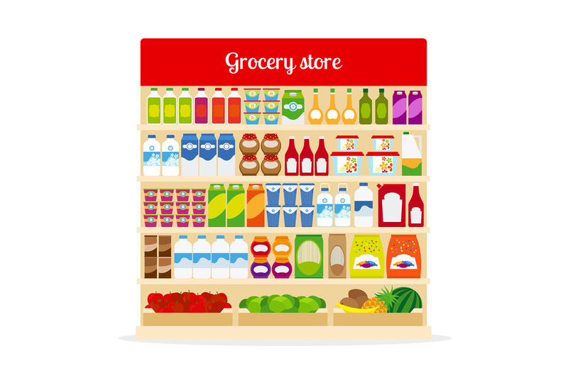 grocery-store-shelves-with-food