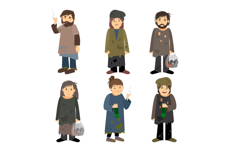 homeless-people-icons