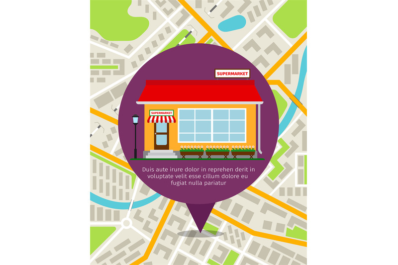 supermarket-location-pin-on-map