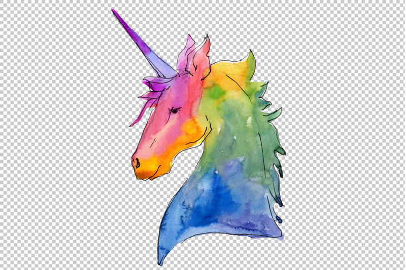 watercolor-unicorn-clipart-free-commercial-use-hand-painted-digital