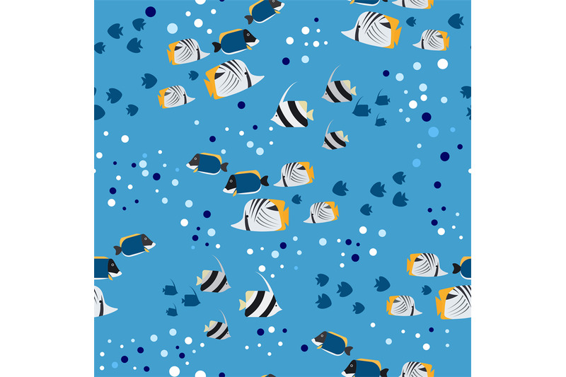 fish-and-bubbles-seamless-pattern