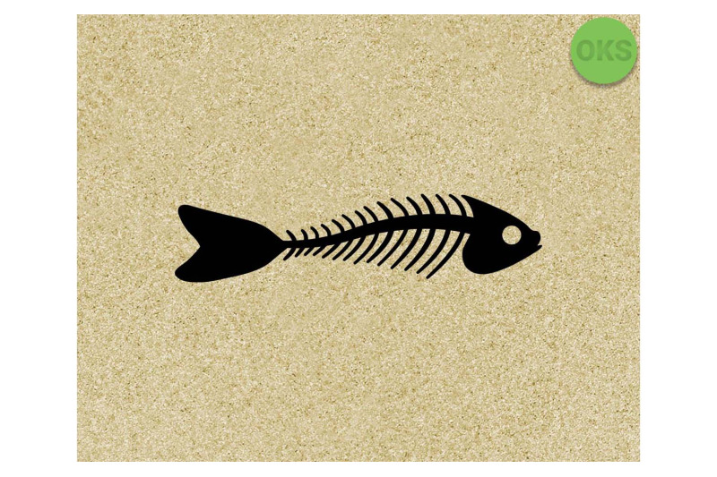 Download fish bone SVG cut files, DXF, vector EPS cutting file instant download By CrafterOks ...