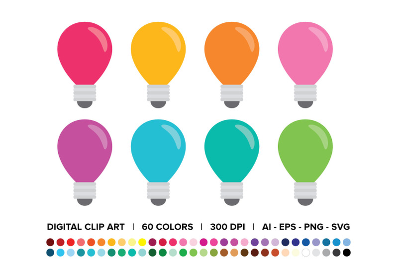 light-bulb-clip-art-set