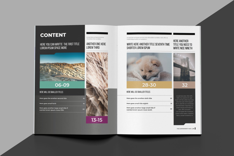 experiment-indesign-magazine-brochure-template